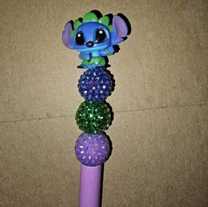Beaded 3D character pens